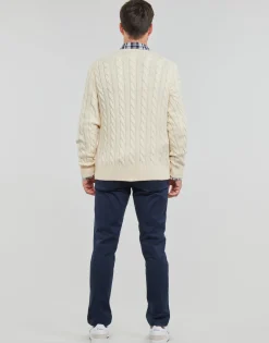 Polo Ralph Lauren PULL COL ROND EN MAILLE TORSADEE-Homme Pulls & Gilets