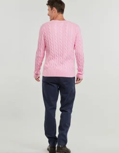 Polo Ralph Lauren PULL COL ROND EN MAILLE TORSADEE-Homme Pulls & Gilets