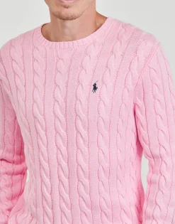 Polo Ralph Lauren PULL COL ROND EN MAILLE TORSADEE-Homme Pulls & Gilets