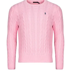 Polo Ralph Lauren PULL COL ROND EN MAILLE TORSADEE-Homme Pulls & Gilets