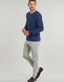 Polo Ralph Lauren PULL COL ROND MAILLE TORSADEE-Homme Pulls & Gilets