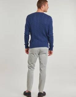 Polo Ralph Lauren PULL COL ROND MAILLE TORSADEE-Homme Pulls & Gilets