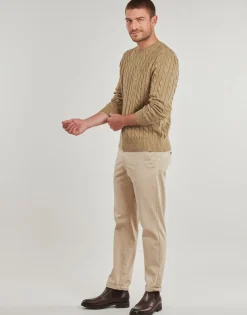 Polo Ralph Lauren PULL COL ROND MAILLE TORSADEE-Homme Pulls & Gilets