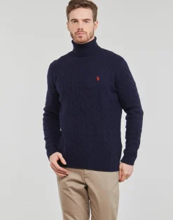 Polo Ralph Lauren PULL COL ROULE EN MAILLE TORSADEE-Homme Pulls & Gilets