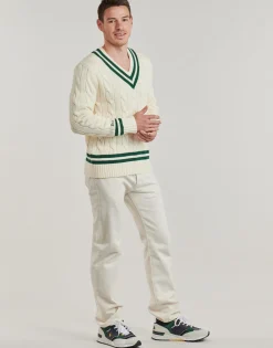 Polo Ralph Lauren PULL CRICKET COL V-Homme Pulls & Gilets