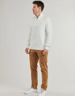 Polo Ralph Lauren PULL DEMI ZIP EN COTON TEXTURE-Homme Pulls & Gilets