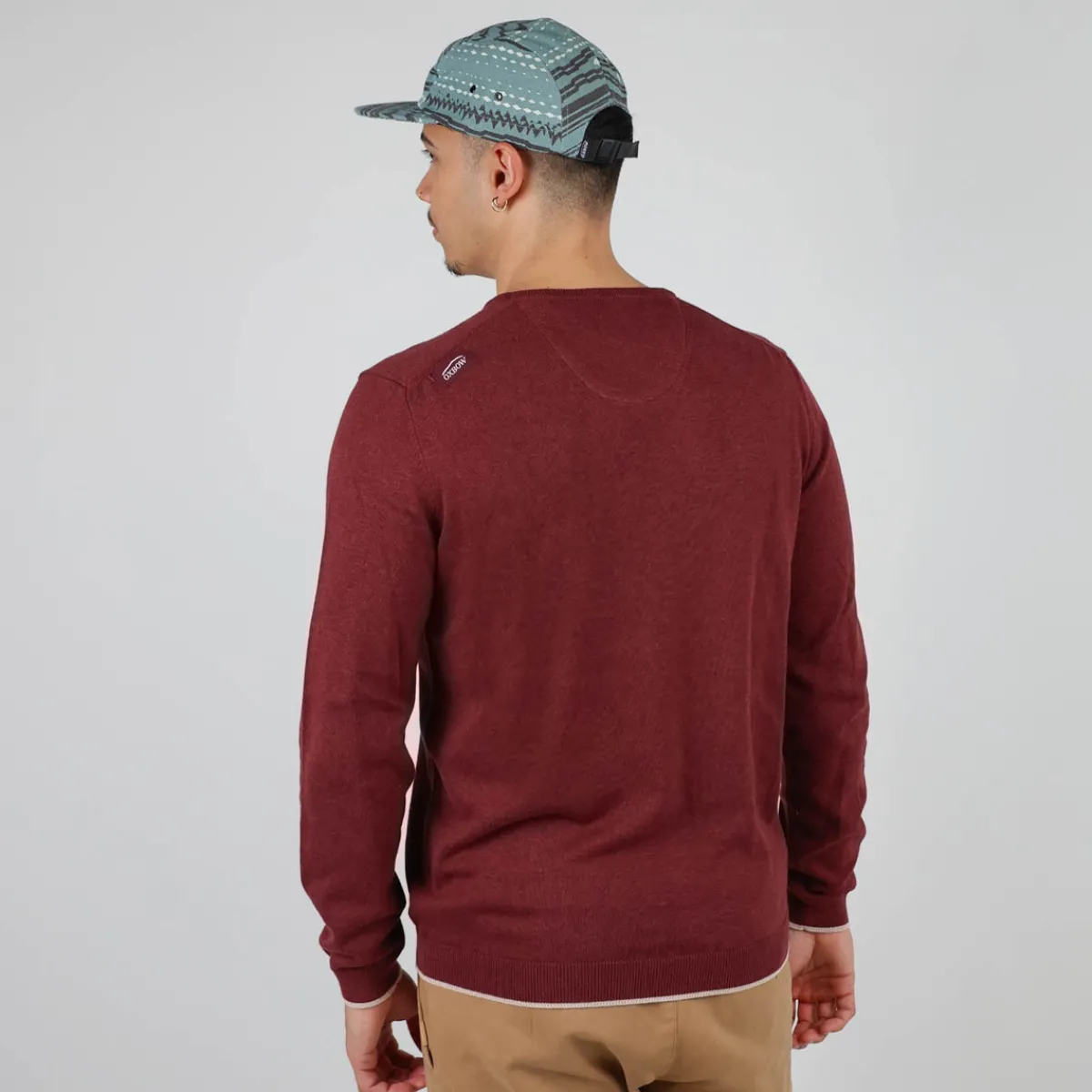 Oxbow Pull essentiel col V PIVEGA-Homme Pulls & Gilets