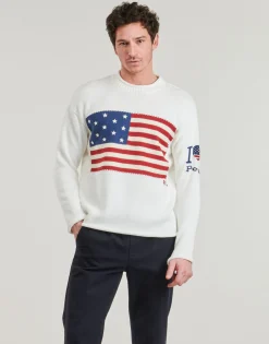 Polo Ralph Lauren PULL US FLAG-Homme Pulls & Gilets