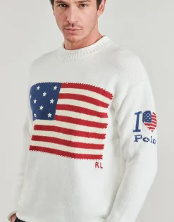 Polo Ralph Lauren PULL US FLAG-Homme Pulls & Gilets