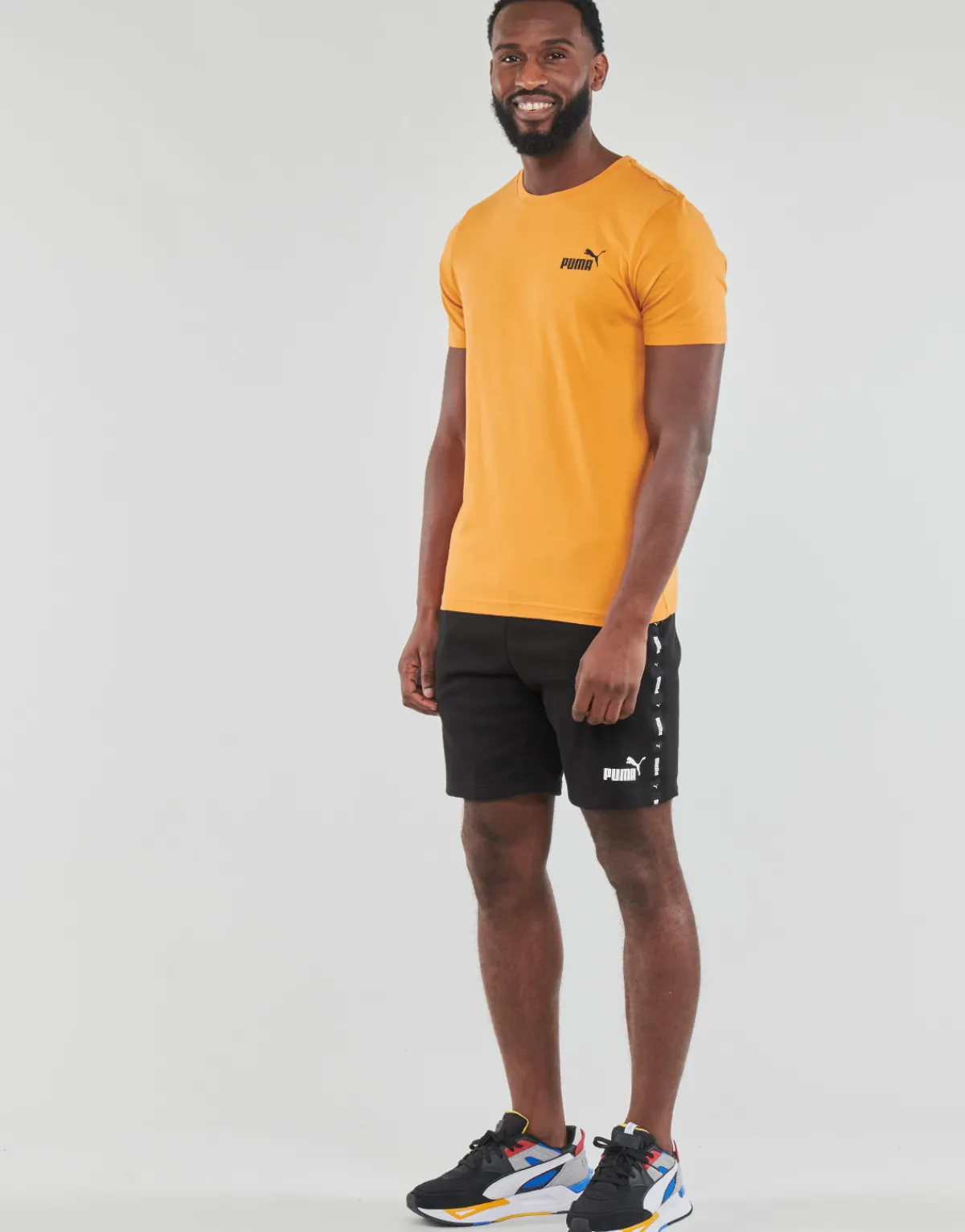 Puma FIT 7" TAPED WOVEN SHORT-Homme Shorts & Bermudas