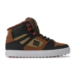 DC Shoes PURE HI WNTbrown brown green-Homme Skate