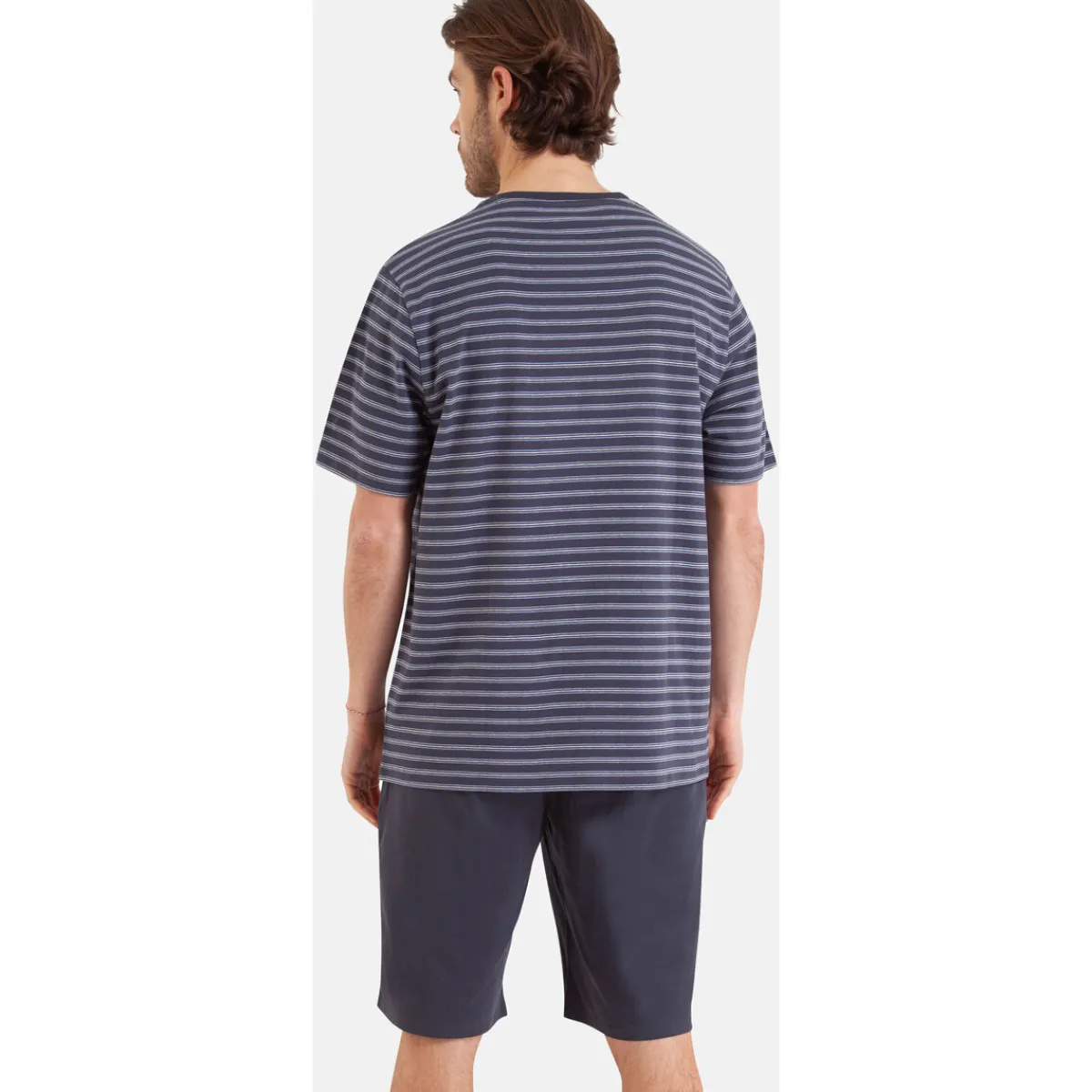 Athena Pyjama court rayures-Homme Pyjamas