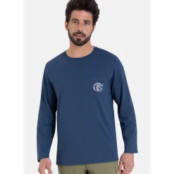 Athena Pyjama court col rabat EASY COTON-Homme Pyjamas