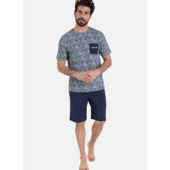 Athena Pyjama court col rond SUMMER-Homme Pyjamas