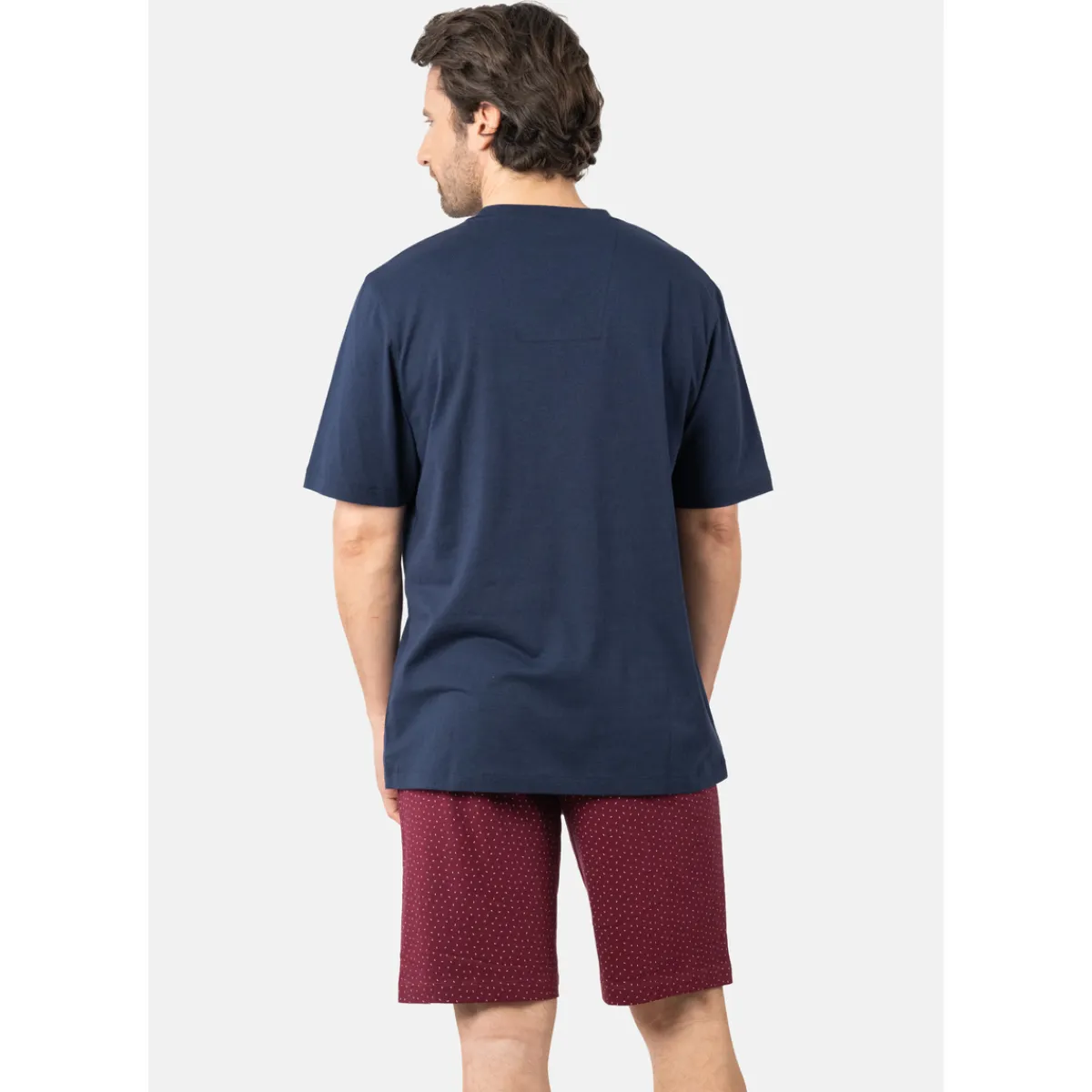 Eminence Pyjama court col V BUSINESS-Homme Pyjamas