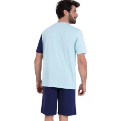 Athena Pyjama court col V ECOPACK-Homme Pyjamas