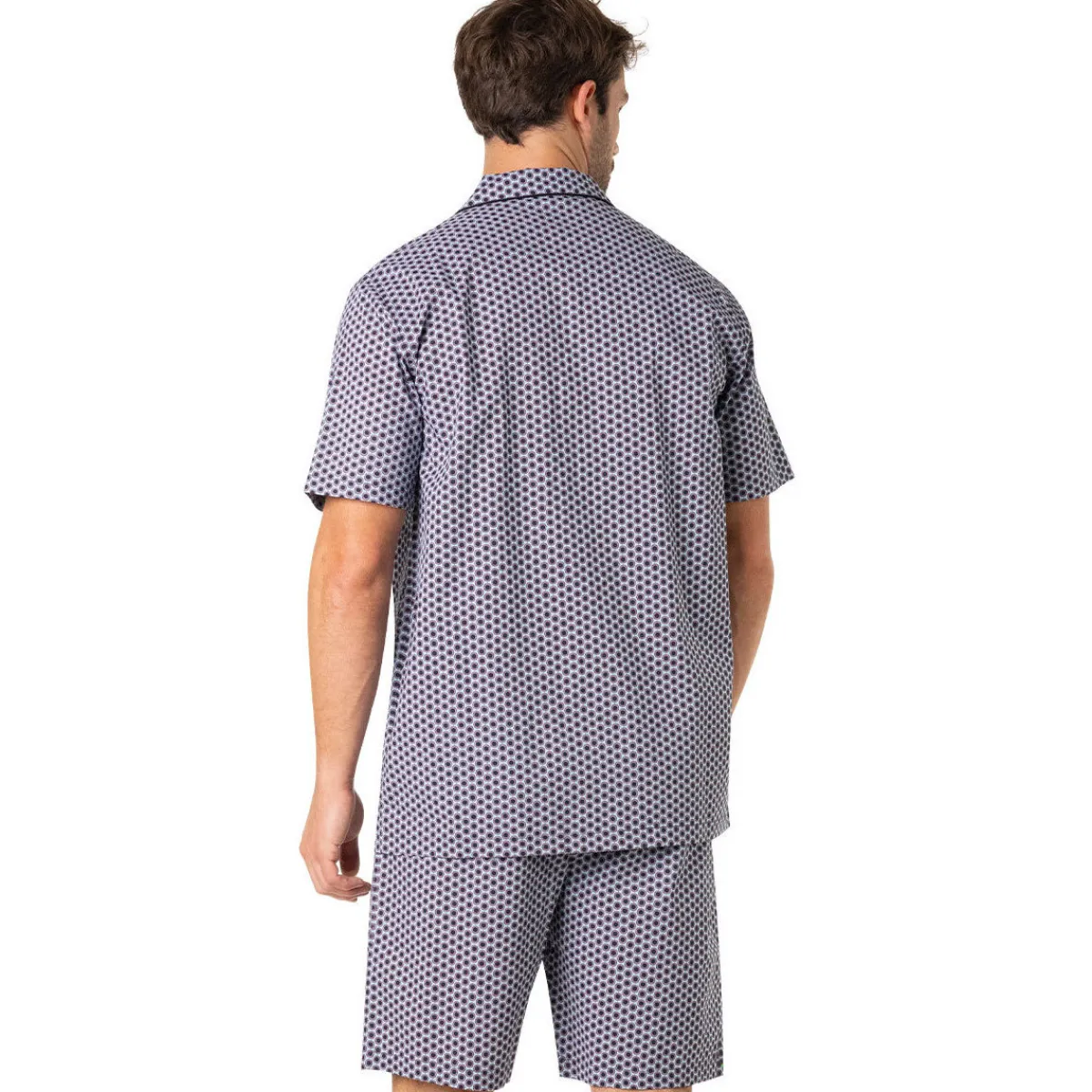 Eminence Pyjama court ouvert POPELINE-Homme Pyjamas