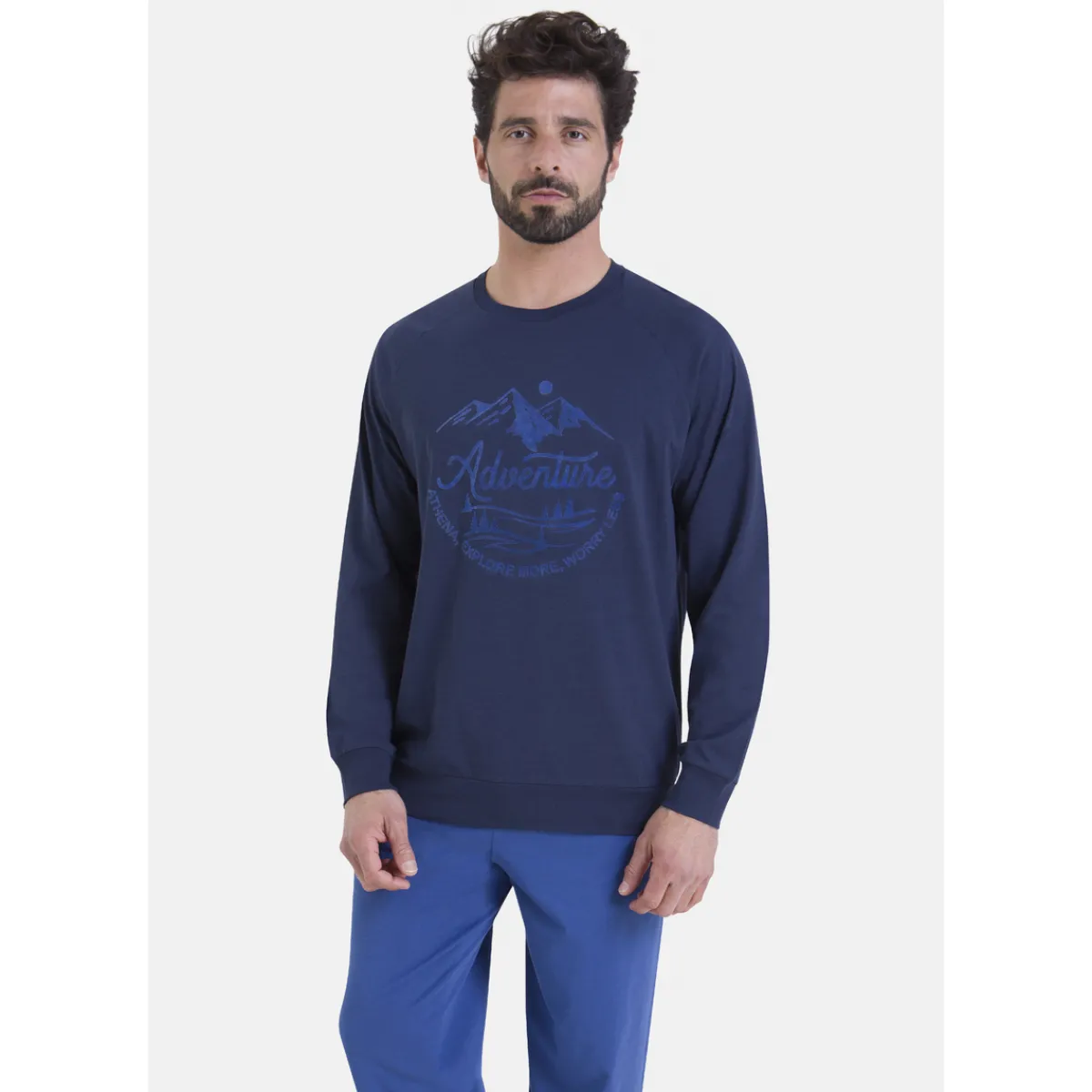Athena Pyjama long WINTER-Homme Pyjamas