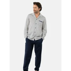 Eminence Pyjama long col ouvert MERCERISE-Homme Pyjamas