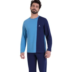 Athena Pyjama long col rond ECOPACK-Homme Pyjamas