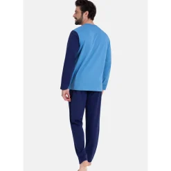 Athena Pyjama long col rond ECOPACK-Homme Pyjamas