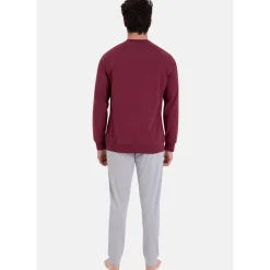 Athena Pyjama long col rond SPORT-Homme Pyjamas