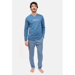 Coup De Coeur Pyjama long col V - CAVIAR-Homme Pyjamas