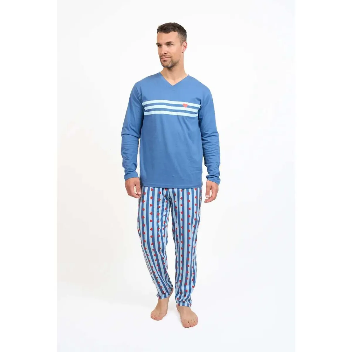 Coup De Coeur Pyjama long col V - COREY-Homme Pyjamas