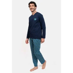 Coup De Coeur Pyjama long col V - CRAY-Homme Pyjamas