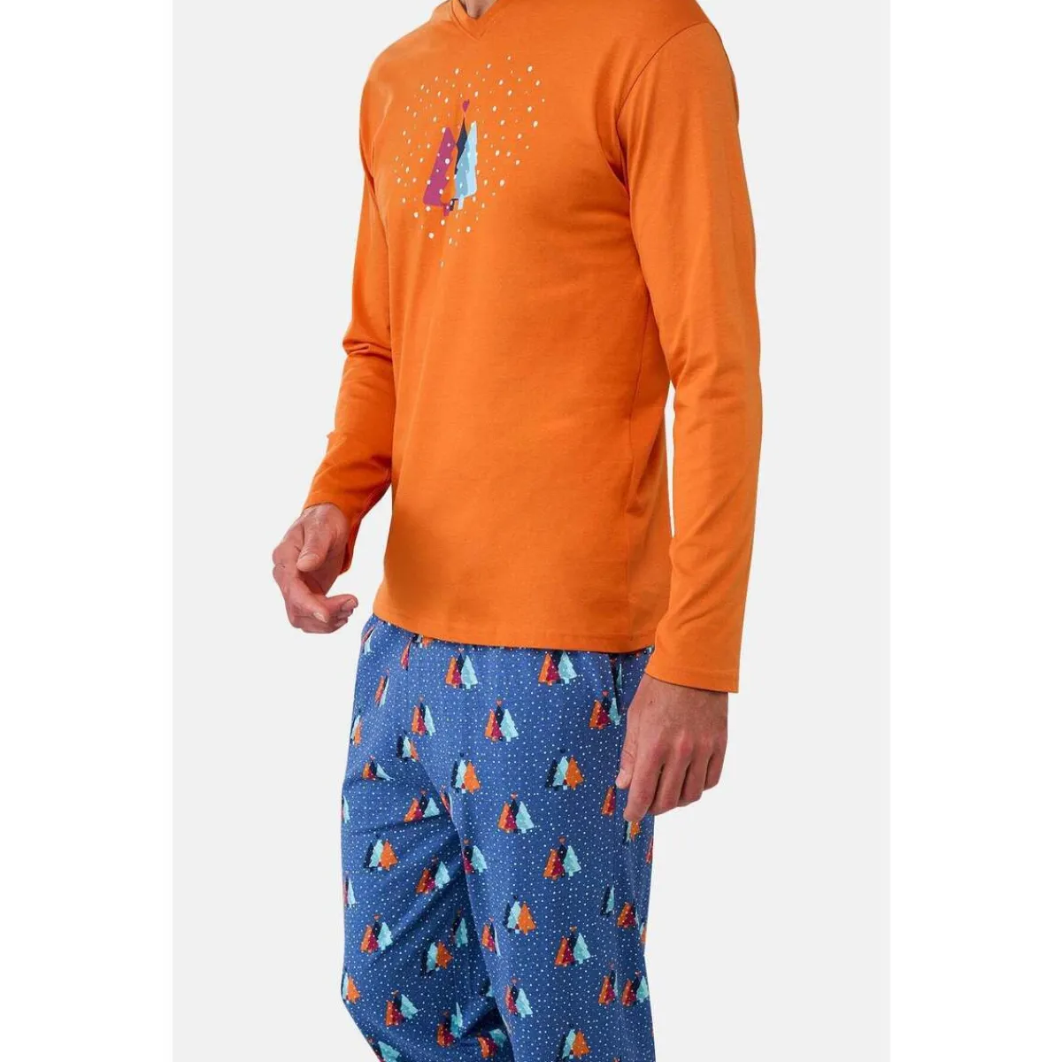 Coup De Coeur Pyjama long col V - SAPIN-Homme Pyjamas