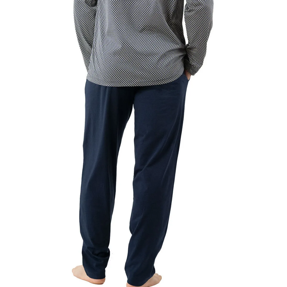 Eminence Pyjama long col v coton-Homme Pyjamas