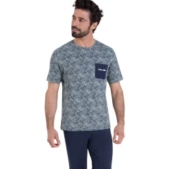 Athena Pyjama long manches courtes col rond SUMMER-Homme Pyjamas