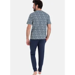 Athena Pyjama long manches courtes col rond SUMMER-Homme Pyjamas