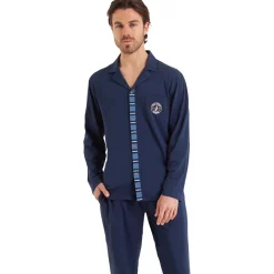 Athena Pyjama long ouvert RAYURES-Homme Pyjamas