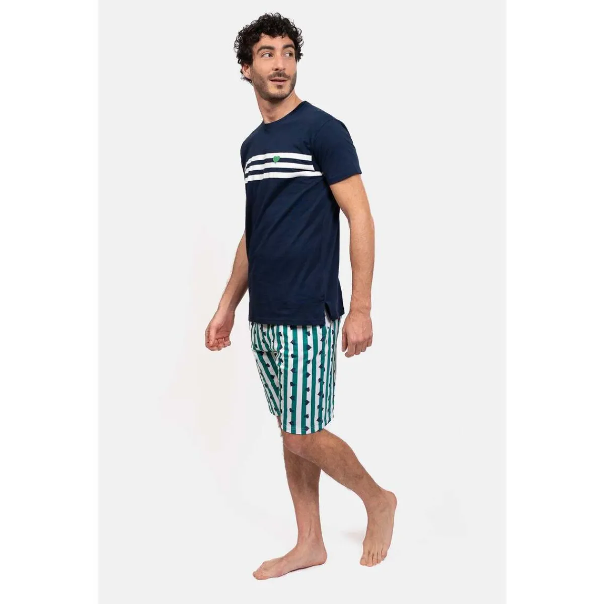 Coup De Coeur Pyjashort col rond - COREY-Homme Pyjamas