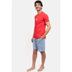 Coup De Coeur Pyjashort col rond - CROC-Homme Pyjamas