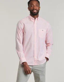 Gant REG CLASSIC POPLIN STRIPE SHIRT-Homme Chemises
