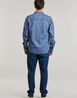 Guess REGULAR LS DENIM SHIRT-Homme Chemises