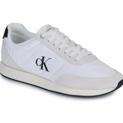 Calvin Klein Jeans RETRO RUNNER ESS MIX MAT-Homme Baskets Mode