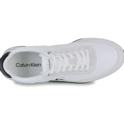 Calvin Klein Jeans RETRO RUNNER ESS MIX MAT-Homme Baskets Mode