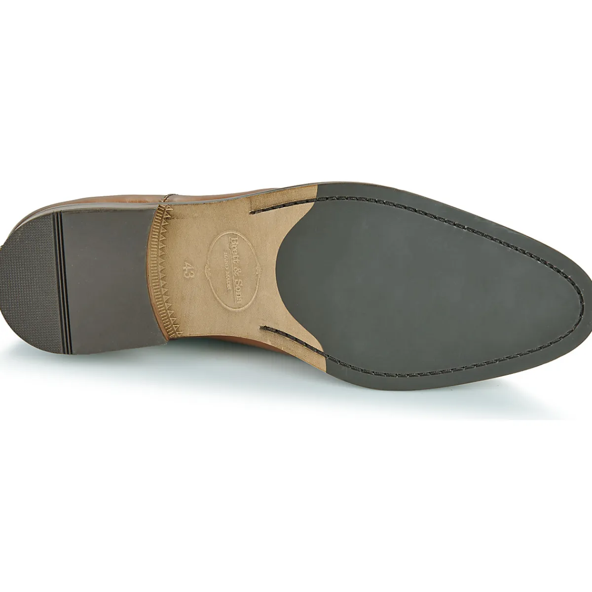 Brett & Sons Richelieu 4657-NATUR-TAN-Homme Derbies & Richelieu