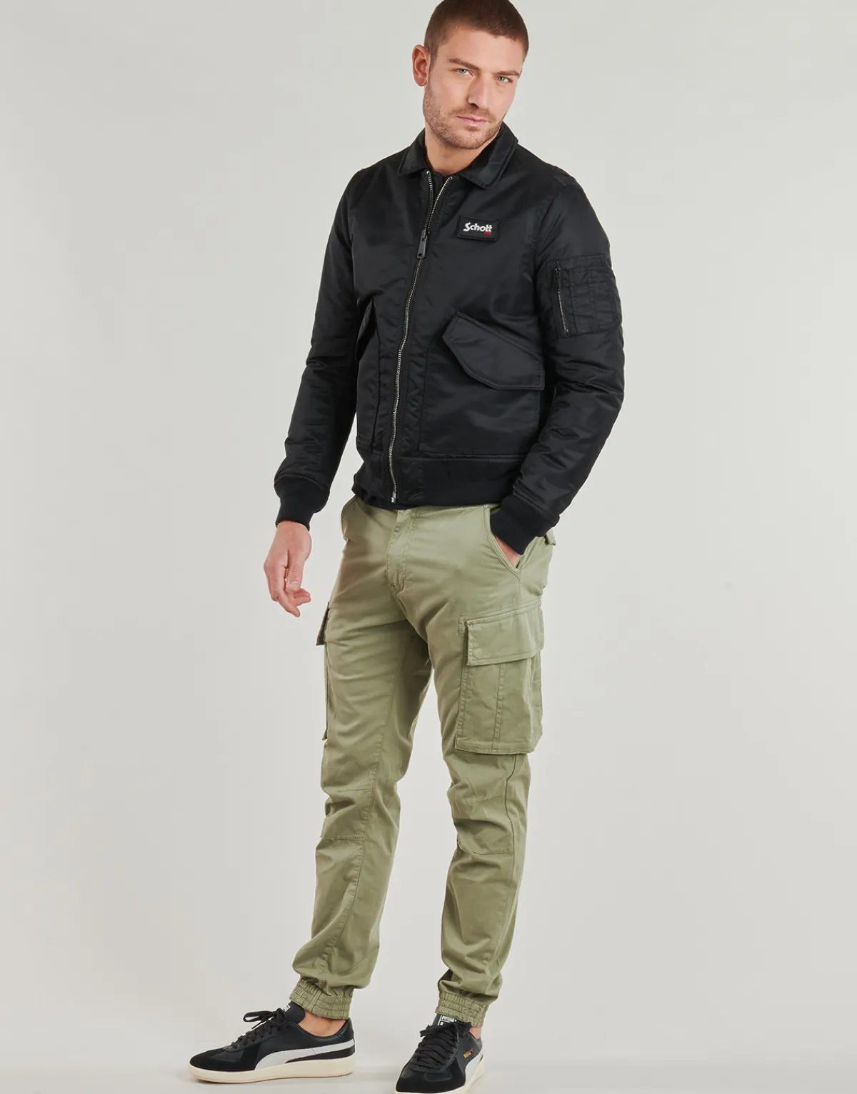 Schott 210-100-RS-Homme Vestes