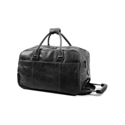 Gerard Henon Sac De Voyage Trolley Outland Cuir De Vachette Vieilli GH 8391-Homme Sacs De Voyage