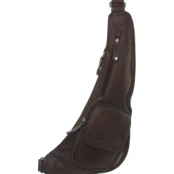 Hexagona Sacoche asymétrique en cuir Ref 48001 Mar-Homme Besaces / Sacs Bandoulière