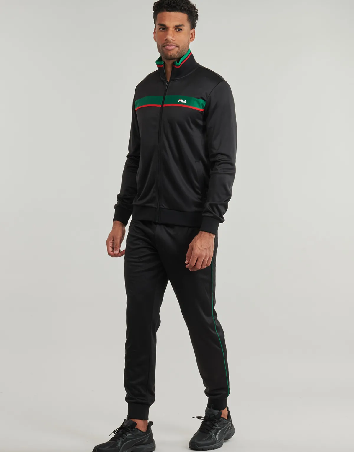 Fila SAGANO REGULAR TAPED TRACK JACKET-Homme Joggings & Survêtements