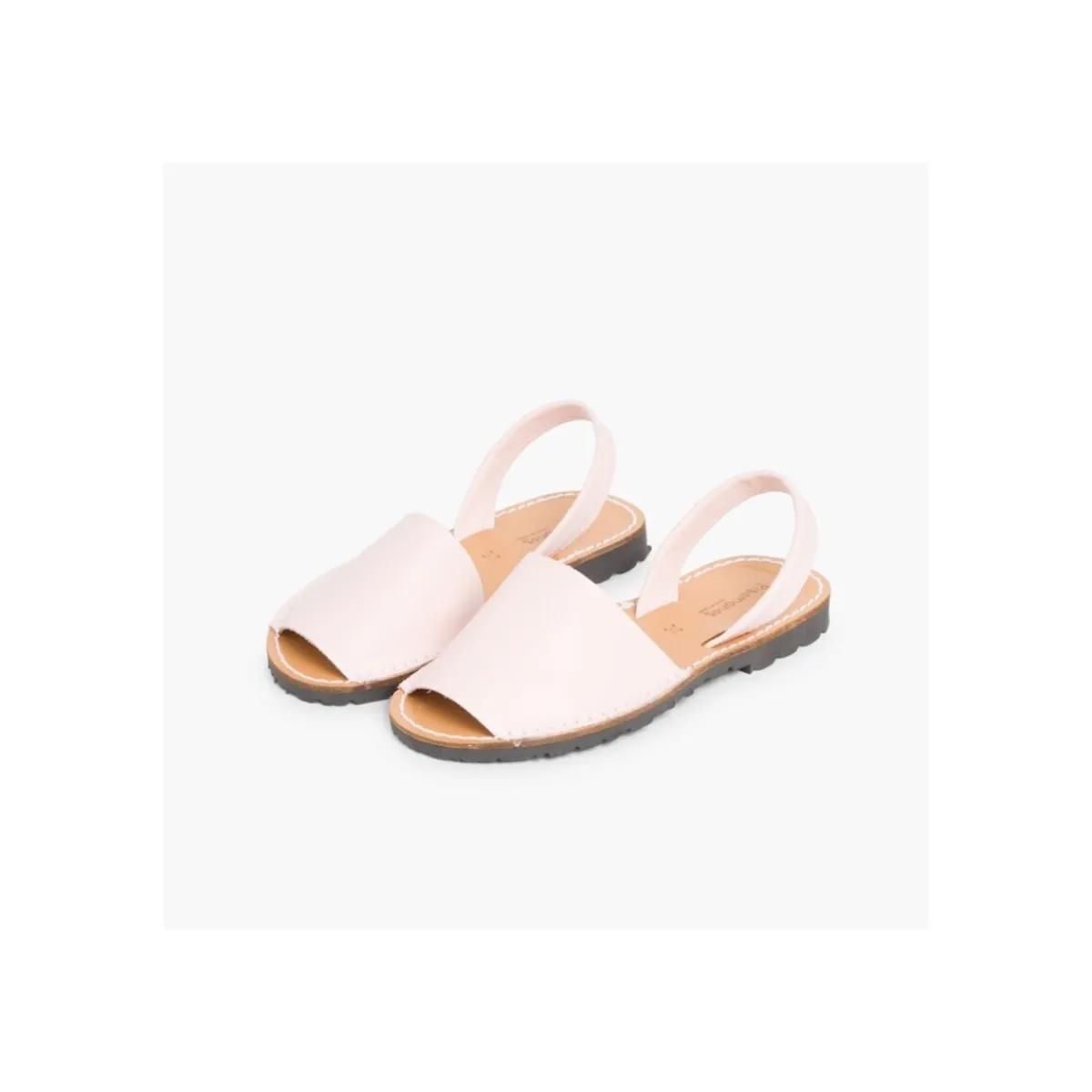 Pisamonas Sandales Avarcas En Cuir Nappa-Homme Sandales Et Nu-Pieds