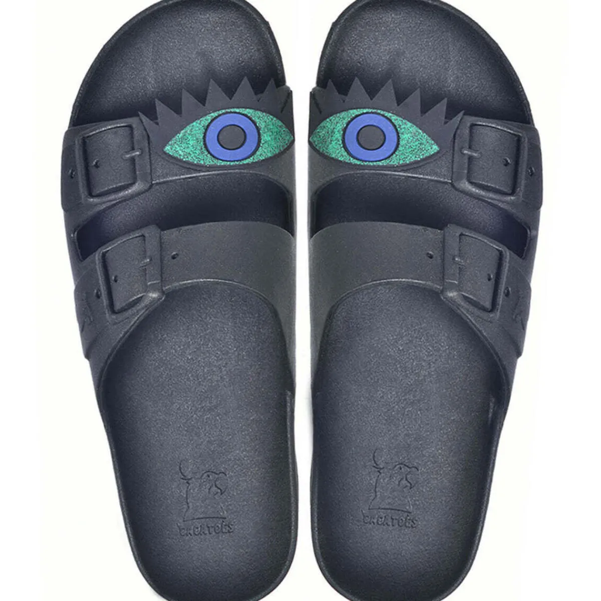 Cacatoès Sandales plates Olhos-Homme Sandales Et Nu-Pieds