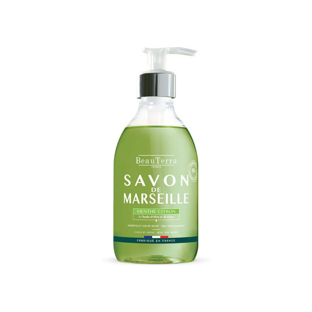 Beauterra Savon De Marseille Menthe-citron-Homme Soins Corps & Bain