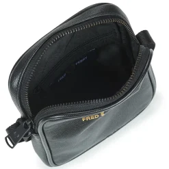 Fred Perry SCOTCHGRAIN LEATHER SIDE BAG-Homme Pochettes / Sacoches