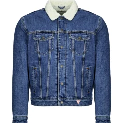 Guess SHERPA REG TRUCKER-Homme Vestes